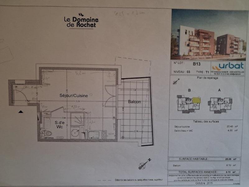 CASTELNAU-LE-LEZ – STUDIO LUMINEUX 25 m² AVEC BALCON 8,70 m² + PARKING – RÉSIDENCE RÉCENTE - Photo 12 - Castelnau-le-Lez